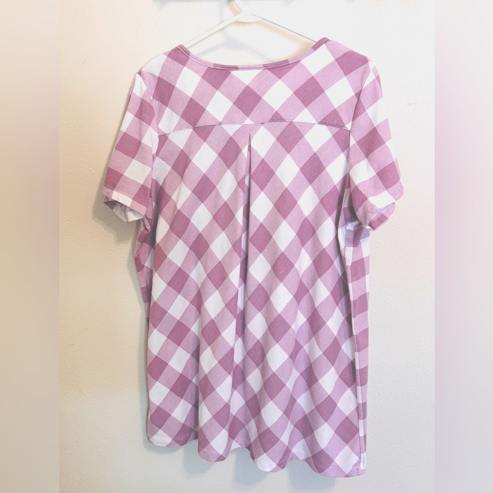 Woman Within L Tunic Length top - Picture 2 of 6